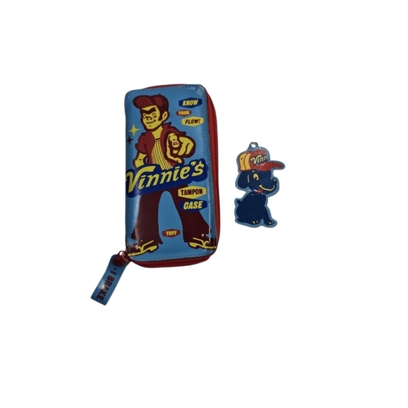 Vinnie's Tuff Rare Tampon Case Classic Advertising Art With Period Chart New - Picture 6 of 8